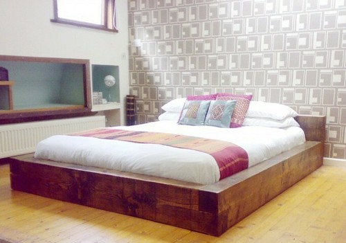 Chunky wooden loft - wooden, double