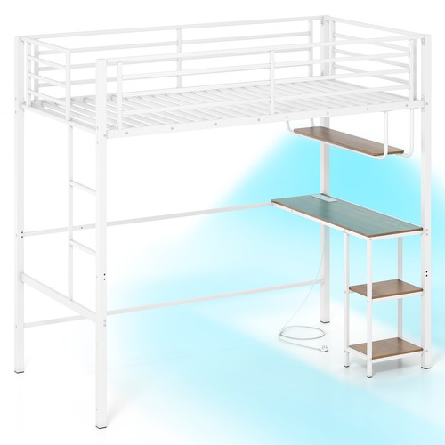 Single size loft bed - single,