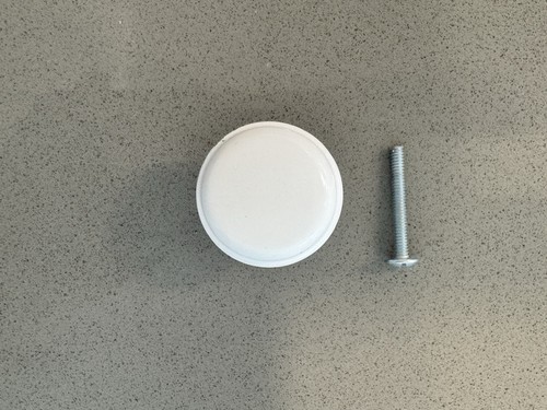 White wood knob for pottery - wood,