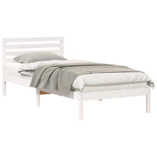 Bed frame with headboard - frame, solid