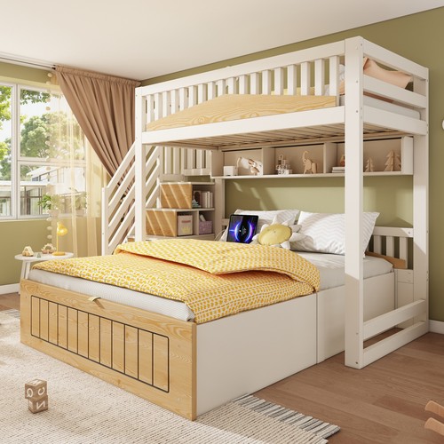 Kids offset bunk bed - kids,