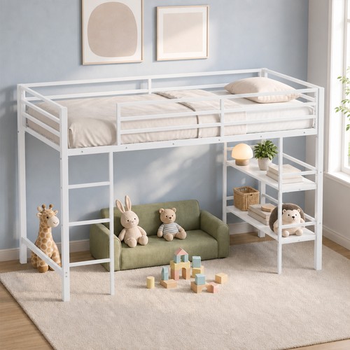 Kids teens single metal loft - kids,