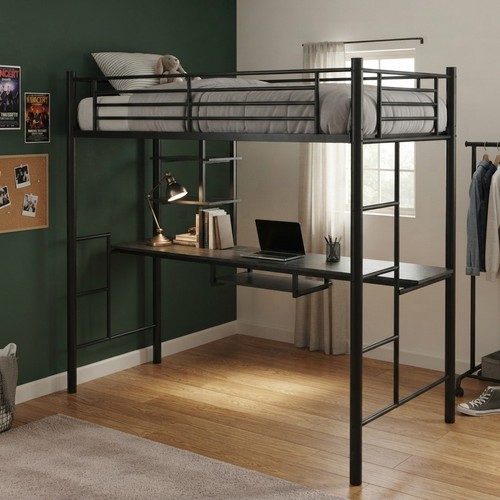 Elegant space saving loft bed - space-saving,