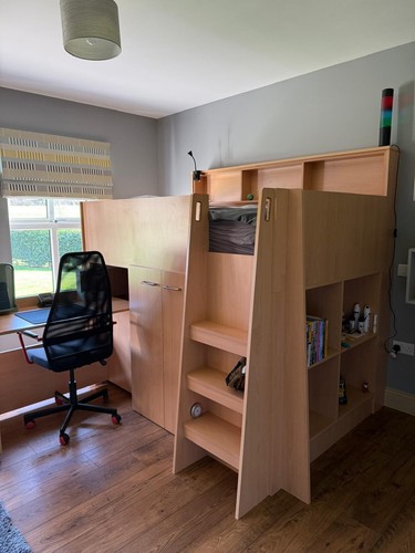 Bespoke made loft bed - bespoke, with