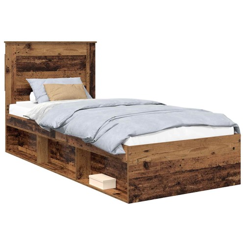 Bed frame engineered - bed, wood