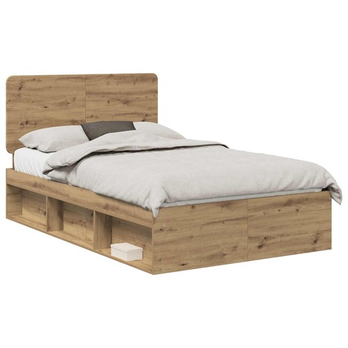 Bed frame with headboard solid - bed,