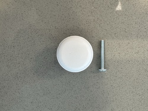 White wood knob - for, pottery