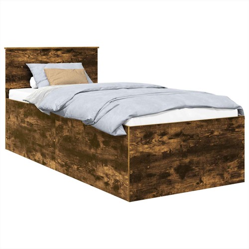 Bed frame with - frame, headboard
