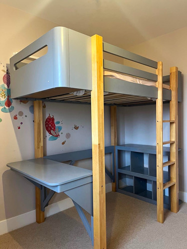 Children single loft - single, bed