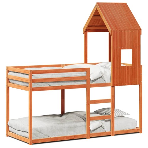 Bunk bed with roof kids - with,